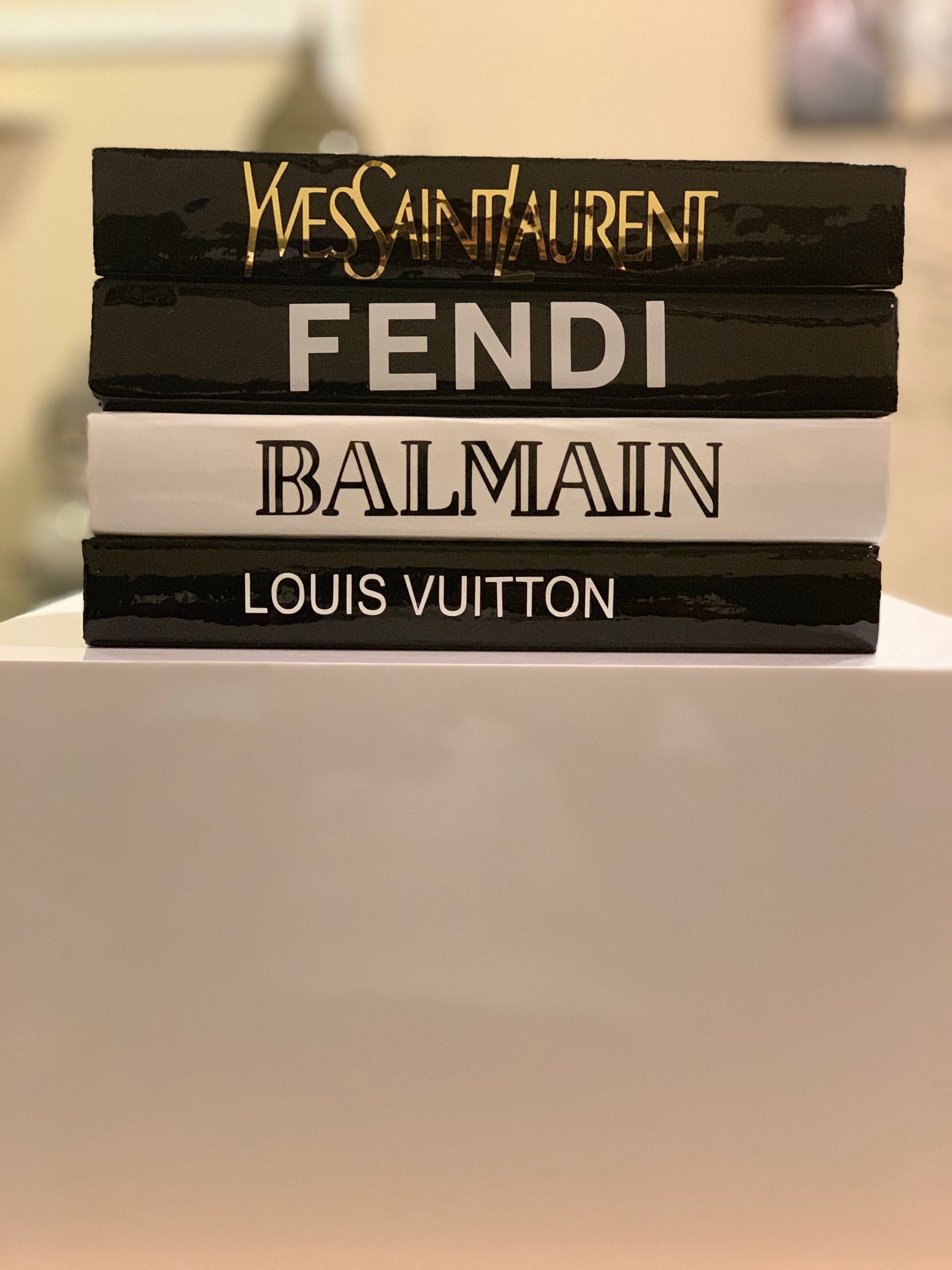 Luxury Decor Book Set of 4